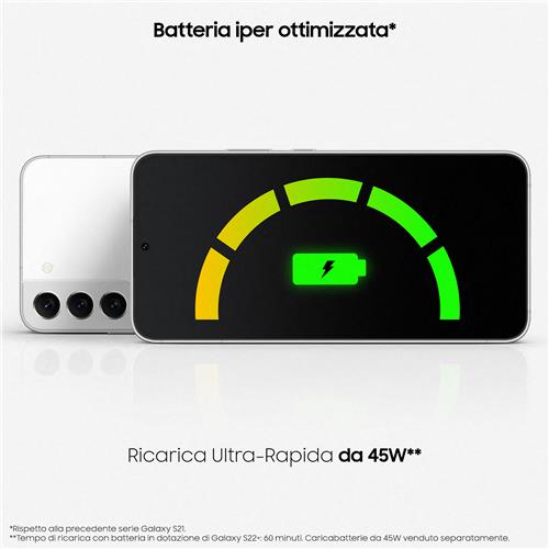 Samsung Galaxy S22+ 5G Display 6.6'' Dynamic AMOLED 2X, 4 fotocamere, RAM 8 GB, 128 GB, 4.500mAh, Phantom Black