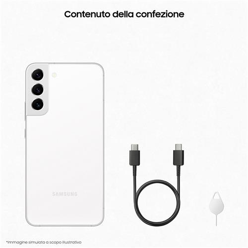 Samsung Galaxy S22+ 5G Display 6.6'' Dynamic AMOLED 2X, 4 fotocamere, RAM 8 GB, 128 GB, 4.500mAh, Phantom White