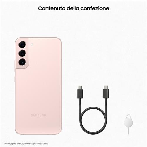 Samsung Galaxy S22+ 5G Display 6.6'' Dynamic AMOLED 2X, 4 fotocamere, RAM 8 GB, 128 GB, 4.500mAh, Pink Gold