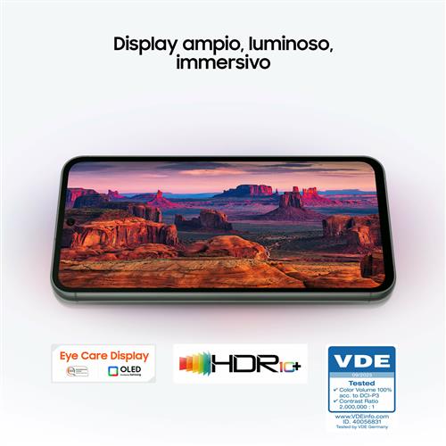 Samsung Galaxy S23 FE Smartphone AI Display Dynamic AMOLED 2X 6.4'', Android 14, Fotocamera 50MP, 8GB RAM, 128GB, Cream