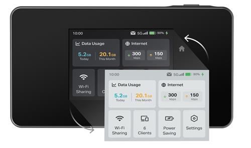 5G MOBILE WI-FI M8550 .