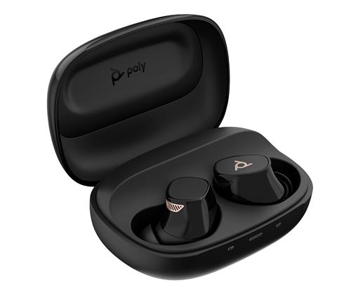 VOYAGER FREE 20 BLACK EARBUDS + BASIC CHARGE CASE EU PLUG
