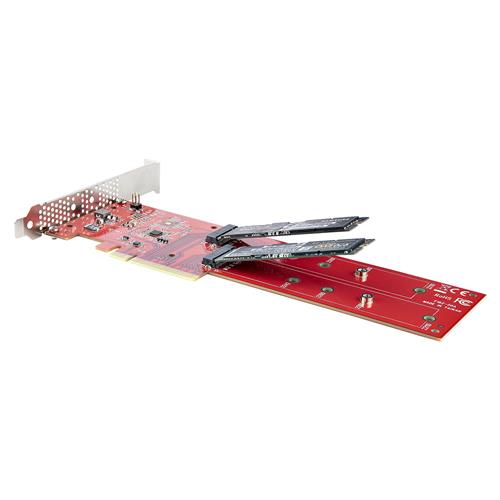 StarTech.com DUAL-M2-PCIE-CARD-B scheda di interfaccia e adattatore Interno