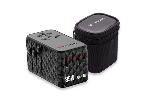 CHARGE N TRAVEL ADAPTER DIAMOND 85W RETRACTABLE CABLE CNT-02