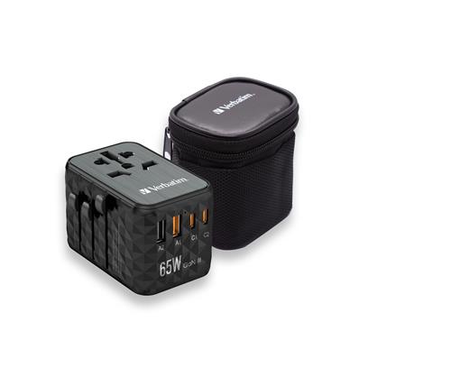 GAN III  TRAVEL ADAPTER UTA-05 2XUSB-C PD 65W / QC 4+/2 X USB-A