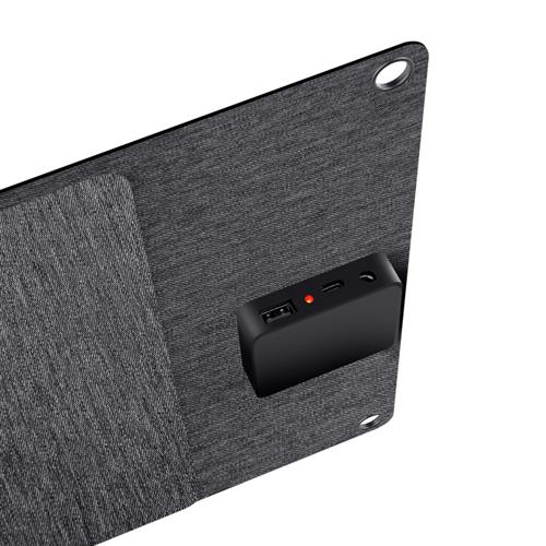 MOBILE ZUNY PANNELLO SOLARE PORTATILE 40 W  -  NERO