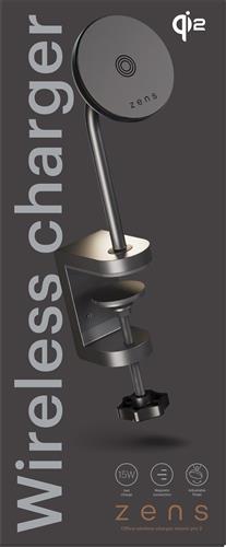 ZENS OFFICE CHARGING MOUNT PR INCL WALL CHARGER-BLACK