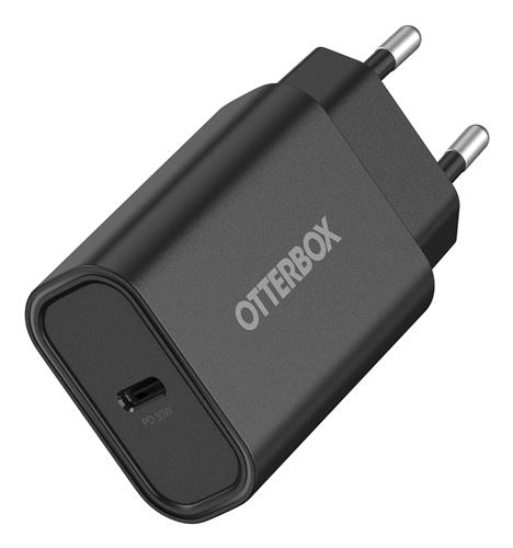 OB STANDARD EU WALL CHARGER 30W - 1X USB-C 30W USB-PD BLACK