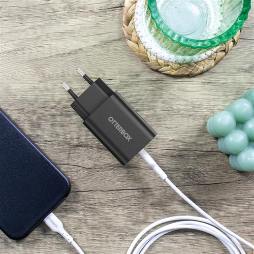 OB STANDARD EU WALL CHARGER 30W - 1X USB-C 30W USB-PD BLACK