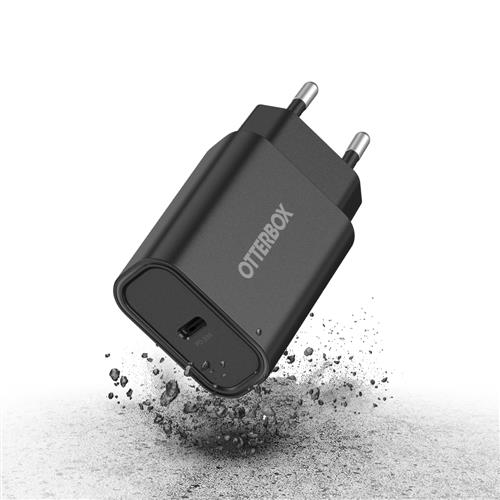 OB STANDARD EU WALL CHARGER 30W - 1X USB-C 30W USB-PD BLACK - PR
