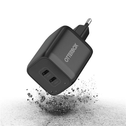 OB STANDARD EU WALL CHARGER 65W GAN - 1X USB-C 45W + 1X USB-C 20
