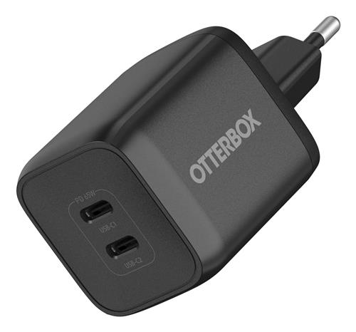 OB STANDARD EU WALL CHARGER 65W GAN - 1X USB-C 45W + 1X USB-C 20