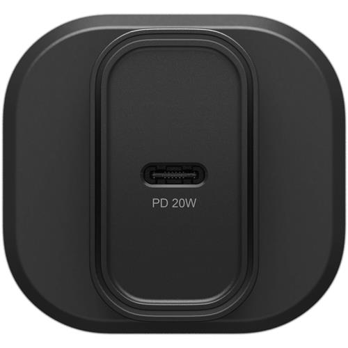 OB STANDARD UK WALL CHARGER 20W - 1X USB-C 20W USB-PD BLACK