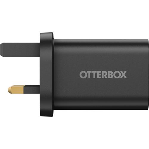 OB STANDARD UK WALL CHARGER 30W - 1X USB-C 30W USB-PD BLACK - PR