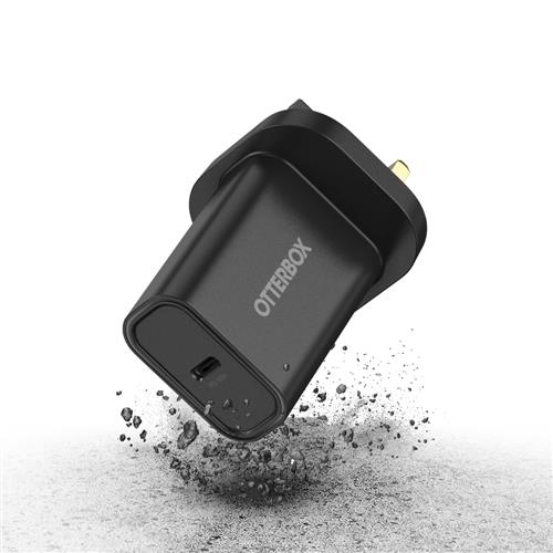 OB STANDARD UK WALL CHARGER 30W - 1X USB-C 30W USB-PD BLACK - PR