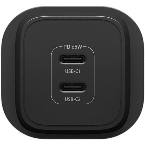 OB STANDARD UK WALL CHARGER 65W GAN - 1X USB-C 45W + 1X USB-C 20