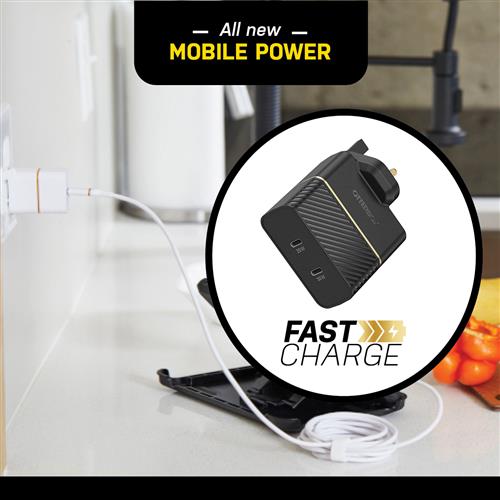 OTTERBOX UK WALL CHARGER 50W 1X USB-C 30W 1X USB-C 20W USB-PD