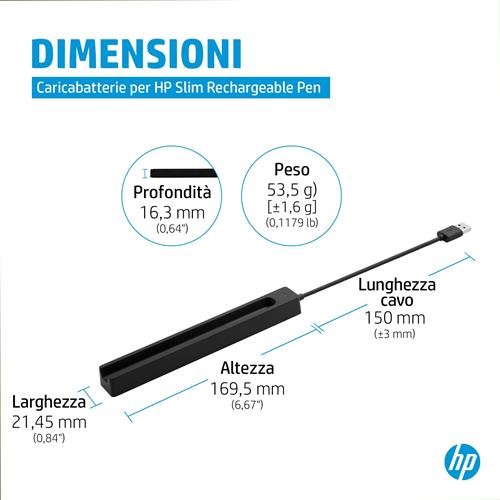 HP RCHRGLE SLIM PEN CHARGER