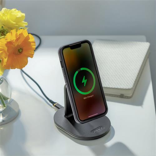 OTTERBOX MAGNETIC WIRELESS CHARGING STAND - BLACK