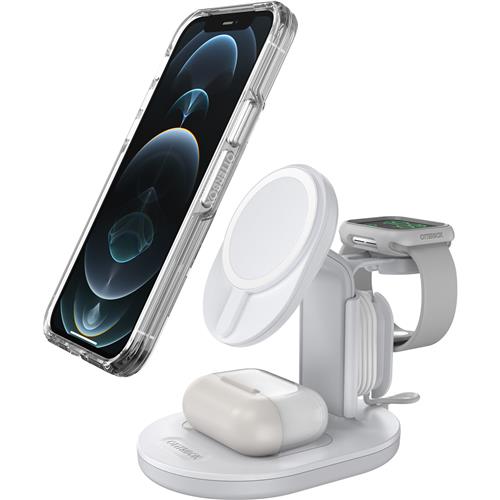 OTTERBOX MULTI-DEVICE WIRELESS CHARGING STAND - WHITE