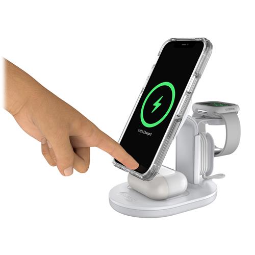 OTTERBOX MULTI-DEVICE WIRELESS CHARGING STAND - WHITE