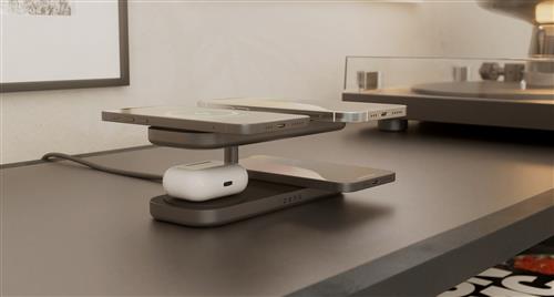 ZENS QUATTRO WRLS CHARGER PRO 4 INCL WALL CHARGER-BLACK