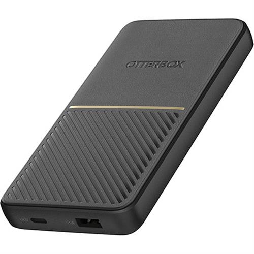 POWER BANK 10K MAH USB A AND C 18W USB-PD - black