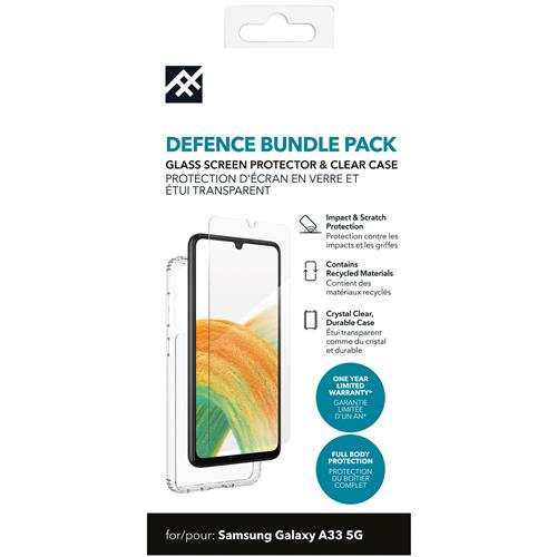 DEFENCE BUNDLE CL SAMSUNG A33 GA33 5G FG CLEAR BNDL
