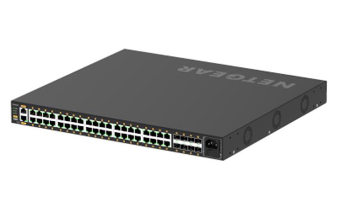 NETGEAR GSM4248P-100EUS switch di rete Gestito L2/L3/L4 Gigabit Ethernet (10/100/1000) Supporto Power over Ethernet (PoE) Nero