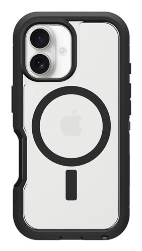 OB DEFENDER XT CLEAR APPLE IPHONE 16 DARK SIDE - CLEAR/BLAC