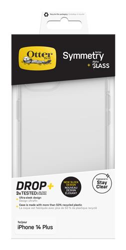 SYMMETRY CLEAR + ALPHA GLASS Anti-Microbial iPhone 14 Plus cl