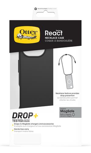 OB REACT NECKLACEMAGSAFE APPLE iPhone 16 - black