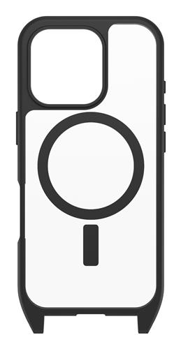 OB REACT NECKLACEMAGSAFE APPLE iPhone16Pro BlCr-clear/black-Prp