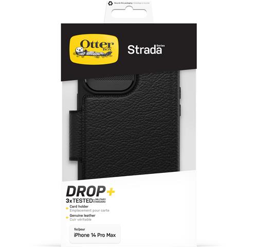 OTTERBOX STRADA APPLE IPHONE 14 Pro Max Shadow - black