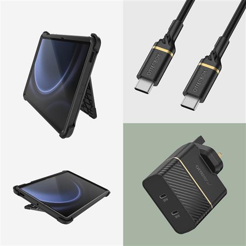 OB DEFENDER SAMSUNG TAB S10/S9 FE Black