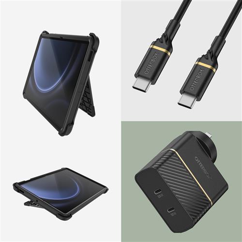 OB DEFENDER SAMSUNG TAB S10/S9 FE Black