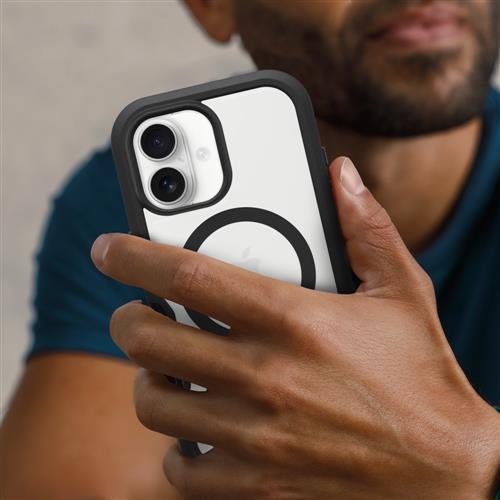 OB DEFND XTCLEAR APPLE IPHONE16 Dark Side - clear/black