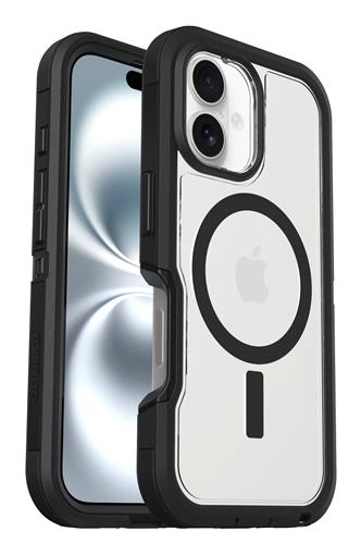 OB DEFND XTCLEAR APPLE IPHONE16 Dark Side - clear/black
