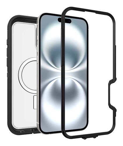 OB DEFND XTCLEAR APPLE IPHONE16 Plus DarkSide-clear/black-ProP