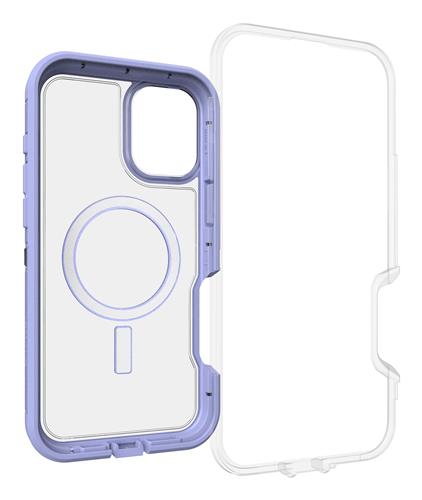 OB DEFND XTCLEAR APPLE IPHONE16 Plus Lavender Haze-clear/purple