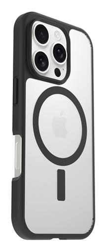 OB REACT MAGSAFE APPLE IPHONE16 Pro Black Cryst-clear/blac -ProP