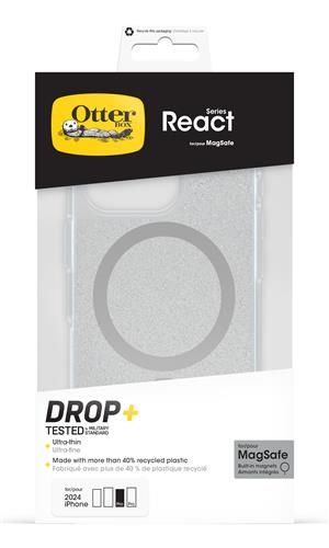 OB REACT MAGSAFE APPLE IPHONE16 Pro Stardust - clear