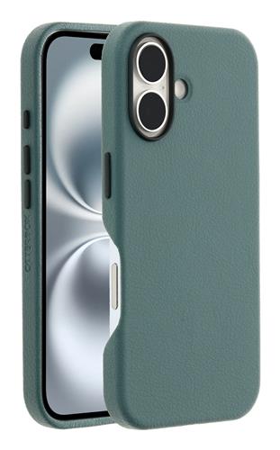 OB SYM CACTUS LEATHER APPLE iPhone 16 Juniper Sprig - green