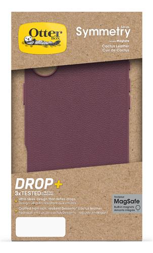 OB SYM CACTUS LEATHER APPLE iPhone 16 Plus Maroon Bells-red