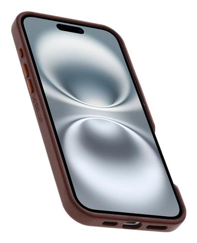 OB SYM CACTUS LEATHER APPLE iPhone 16 Plus Rich Adobe-brown