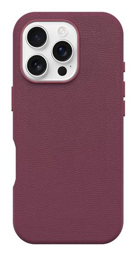 OB SYM CACTUS LEATHER APPLE iPhone 16 Pro Maroon Bells - red