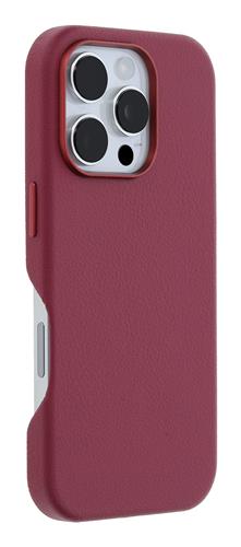 OB SYM CACTUS LEATHER APPLE iPhone 16 Pro Maroon Bells - red