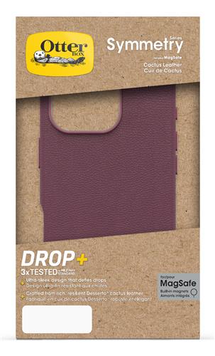 OB SYM CACTUS LEATHER APPLE iPhone 16 Pro Maroon Bells - red