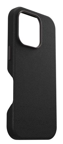 OB SYM CACTUS LEATHER APPLE iPhone 16 Pro Noir Ash - black