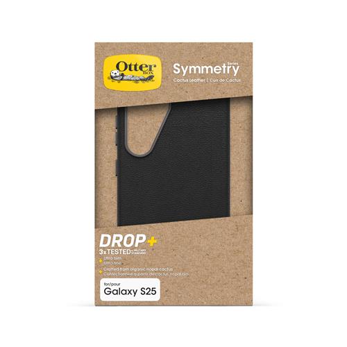 OB SYM CACTUS LEATHER SAMSUNG Galaxy S25 Noir Ash-black